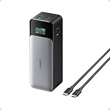 Anker 737 Power Bank, 140w 24000mAh Powerbank mit 3 Anschlüsse, Digitales Display, Kompatibel mit iPhone 16/15/14, Galaxy, MacBook, AirPods