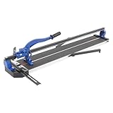 Manuelle Fliesenschneide aus Aluminiumlegierung mit Legierte Schneidrad, Handfliesenschneider Fliesenschneidewerkzeug mit Infrarotfunktion, Manuelle Keramikfliesen Schneiden Maschine (Blau)