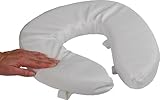 NRS Healthcare Toilettensitzerhöhung, weich, gepolstert, 50 mm