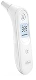 Chicco Infrarot-Ohr-Thermometer, 0 Monate +, sofortige und genaue Temperaturmessung, mit kleiner Sonde, Fieberanzeige Ton, hintergrundbeleuchtetes Display, inklusive Etui