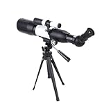 MEIZHITU Teleskope Astronomisches Astronomisches Teleskop Für Anfänger, 50 Mm Öffnung, 350 Mm Refraktor-Teleskop, BAK4-Prisma, FMC-Objektiv, Teleskop Mit Stativ Für Anfänger
