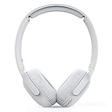 Philips Audio On Ear Kopfhörer Bluetooth On Ears (Kabellos, Weiche Ohrpolster, Mikrofon, Faltbar) TAUH202WT/00, Weiß, One Size