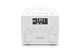 Roberts SOUND49 UKW/DAB/DAB+ Digitalradio mit Bluetooth, Alarmen und CD-Player, weiß