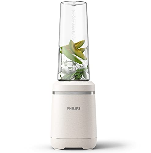 Philips Domestic Appliances Standmixer – Eco Conscious Edition, 350 Watt, ProBlend-Technologie, Tritan Renew Becher, BPA-frei, seidenweiß-matt (HR2500/00)