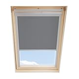 Dachfenster Verdunkelungsrollo kompatibel mit VELUX, Grau, für F06