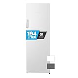 Heinrich´s Gefrierschrank 194 Liter, Temperatur:-14°C~-24°C, Freezer, No-Frost Schutz, 5x Gefrierschublade +1x Gefrierfach, LED-Display,Airflow, wechselbarer Türanschlag, Alarmfunktion, weiß