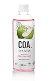 COA. Rohes Bio-Kokoswasser (12x500ml) inkl. Einwegpfand * Unbehandelt * Vegan * Glutenfrei * Isotonisch * Gesund * Nicht ultrahocherhitzt oder pasteurisiert EINWEG