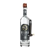 BELUGA GOLD LINE (1 x 700 ml) in hochwertiger Leder-Geschenkpackung inkl. Hammer und Pinsel, Super-Premium Vodka