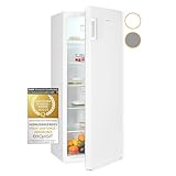 Exquisit Vollraumkühlschrank KS320-V-H-010E weiss | Kühlschrank ohne Gefrierfach freistehend 242 L Volumen | Vollraumkühlschrank ohne Gefrierfach