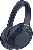 Sony WH-1000XM4 kabellose Bluetooth Noise Cancelling Kopfhörer (30h Akku, Touch Sensor, Schnellladefunktion, optimiert für Amazon Alexa, Headset mit Mikrofon) Midnight Blue