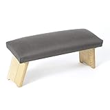 Lotuscrafts Meditationsbank Klappbar Dharma mit Gepolsterter Sitzfläche - Made in Europe - Yoga Hocker aus Holz - Kniesitz Meditationsbank für eine tiefe Meditation