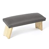 Lotuscrafts Meditationsbank Klappbar Dharma mit Gepolsterter Sitzfläche - Made in Europe - Yoga Hocker aus Holz - Kniesitz Meditationsbank für eine Tiefe Meditation