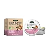 Natürliche Sheabutter Creme (50ml) • Reizarme Gesichtscreme für sensible & zu Irritationen neigende Haut • 100% Bio Rein Vegan – alle Hauttypen • Naturkosmetik Feuchtigkeitscreme (1pcs)