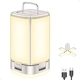 Blukar LED Campinglampe, Superhell 112 LEDs Camping Laterne mit 7 Lichtmodi, USB C Wiederaufladbare 10+ Std. Betriebsdauer Multifunktional Notfallleuchte Zeltlampe für Camp, Wandern, Notfall usw.