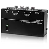 Phono Vorverstärker Plattenspieler, Vorverstärker Für Plattenspieler, Phono-Vorverstärker Mit Mm Abtast Systemen, Phono Preamp Für Plattenspieler Mit DC 12V Netzteil, RCA Input Und Output