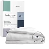 müüd® Premium Therapiedecke I 135x200cm I Hochwertige Gewichtsdecke aus atmungsaktiver Baumwolle I Stressreduzierend & therapeutisch - mit Verpackungsbox + Tragegriff (Bettbezug, 500, Gramm)