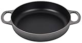 Le Creuset Signature Gusseisen-Pfanne, 27,9 cm, Austernfarben