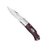 Moki Unisex – Erwachsene Messer M Wood HP-20WD Taschenmesser, Silber, one Size