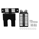 Gettimore Vielseitiges Grill-Drehspieß-Halterungs-Set, aus Eisen, verstellbares Design für Standard-Grills, Kochwerkzeug (Eisen)