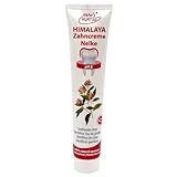 Natur Hurtig Himalaya Zahncreme mit Nelke, Neem, Echinacea 75 ml | Basische Zahnpasta mit Himalaya Salz aus der Salt Range/Pakistan | Fluoridfrei, kein Mikroplastik