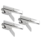 TOYZFRIENDY 3 Stück Edelstahl Teiliges mit Hebelgriff Kraftsparende Schalenöffner Zange für Kürbiskerne Walnüsse und Pekannüsse Kompakt und Leicht für müheloses Knacken und Schälen