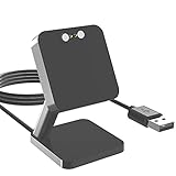 Kompatibel mit AITAFY ID207 Smartwatch-Ladegerät-Ständer, Ersatz-Ladegerät, Ladestation, kompatibel mit 4,3 cm Aeac ID207/Woneligo/AITAFY ID207/Fitpolo FVYAO ID207 Veryfit Smart Watch (schwarz)