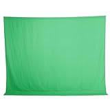 Green Screen Backdrop, 3x2.5M Chromakey Virtual GreenScreen Background Sheet Photo Backdrop Curtain for Photography Thick Polyester Fabric Cloth Sheet