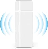 Outdoor Wetterfester WLAN Repeater, IP65 Regenfest und Staubdicht WLAN Verstärker mit AP Modus, 5.8Ghz + 2.4Ghz1200M Dual Band WiFi Expander,Eingebaute versteckte Antenne, Arbeitstemperatur -40℃—70℃