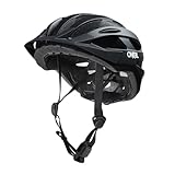 O'NEAL | Mountainbike-Helm | Urban and Trail Riding | Leichtgewicht: nur 310g, große Ventilatoren zur Belüftung, Robustes ABS | Helmet Outcast Plain V.22 | Erwachsene | Schwarz | L/XL