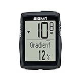 Sigma BC 14.0 WR | kabelgebundener Fahrradcomputer mit 14 Funktionen |Barometrische Höhenmessung | Fahrradcomputer für Bergtouren | Einfache Bedienung mit großen Tasten und übersichtlichem Display