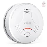 X-Sense Smart-Rauchmelder WLAN mit Magnethalterung, Basisstation SBS50 erforderlich (separat erhältlich), SD11-MR, 1 Stück