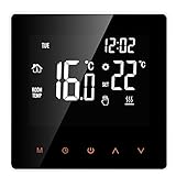 Snnozy Smart Thermostat Digitale Temperaturregler LCD Display Touchscreen Woche Programmierbare Elektrische Fußbodenheizung Thermostat für Home School Office Hotel 16A