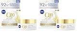 NIVEA Q10 Gesichtscreme mit LSF 15, straffende Gesichtspflege mit Q10, Bio Argan-Öl und Squalan, Tagescreme für sehr trockene Haut, Q10 Anti-Falten EXTRA-REICHHALTIG Reichhaltige Tagespflege (50 ml)