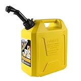 Benzinkanister Auto Ersatz – Reservekanister Kraftstoffbehälter | Tragbarer Ölbehälter 5L 10L | Auslaufsicherer Treibstofftank, Leichtgewicht Kunststoffkanister, Camping Zubehör Auto