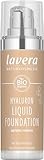 lavera Hyaluron Liquid Foundation - Natural Ivory 01 - seidige & leichte Textur - frei von Mineralöl - Natürliche Hyaluronsäure & Bio-Mandelöl - Naturkosmetik - vegan - Bio (1 x 30 ml)