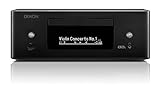 Denon RCD-N12DAB Kompaktanlage, HiFi Verstärker, CD-Player, Internetradio, Musikstreaming, HEOS Multiroom, Bluetooth und WLAN, AirPlay 2, Alexa Kompatibel, 2 Optische TV-Eingänge, DAB+ Radio