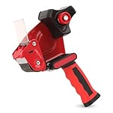 Trimming Shop Strapazierfähige 5,1 cm Klebebandabroller mit Cutter - Ergonomische Paketbandpistole für Verpackungskartons, Versand, Lagerversiegelung & einstellbare Spannungskontrolle