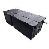 AquaOne Teichfilter CBF-550 B I Durchlauffilter für Teiche bis 90.000 Liter I Bio Teich Filter mit einfacher und unkomplizierter Handhabung I einfache Reinigung I klares Wasser im Gartenteich