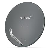DUR-line Select 85cm x 90cm Alu Satelliten-Schüssel Anthrazit - [ Test SEHR GUT *] Aluminium Sat-Spiegel