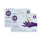 fembites femcaps OMEGA 3 - Natürliches Algenöl mit EPA & DHA - Hochdosiert, Vegan & Laborgeprüft - 2x30 Kapseln