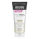John Frieda PROfiller+ Shampoo - Inhalt: 75 ml - Reisegröße - Ideal zum Testen oder Verreisen - Für feines Haar - Für mehr Fülle