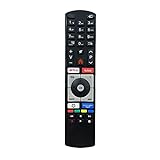 FOXRMT Ersatz RC4318P/RC4318 Fernbedienung für Telefunken Finlux Vestel Edenwood 4K Ultra HD TVs mit YouTube Netflix Tasten - Keine Einrichtung erforderlich