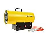 BSD Gasheizer mit Druckminderer 40KW für effizientes Heizen in Wohnräumen und Baustellen, ideal für verschiedene Anwendungen ohne Wartezeit.