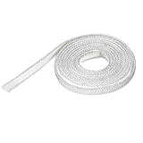Heizungsdichtung für Pelletofen 15 x 3 mm mit Ofentürdichtung Flachseil Fiberglas-Material geeignet für Ofen Glaskessel Dehnungsfuge Verpackung (250 cm)