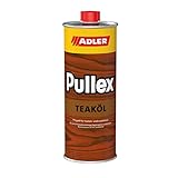 ADLER Pullex Teaköl Holzöl Innen & Außen Farbe Teak Braun 250ml