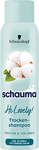Schauma Trockenshampoo Hi Lovely! (150 ml), Dry Shampoo für Frische & Volumen, erfrischt das Haar sofort und verleiht einen bezaubernden Duft, vegane Formel