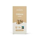J. Hornig Crema Lungo, Nespresso®-kompatible Kaffeekapseln, 80 Stück (8 Packungen mit 10), Fairtrade-zertifiziert