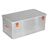 ALUBOX B140 - Aluminium Transportbox 140 Liter Alukiste Campingkiste - wasserabweisend - Staubschutz -