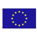Europaflagge Europa Flagge EU Fahne 150x90cm Stoff 100g/qm