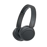 Sony WH-CH520 Kabellose Bluetooth-Kopfhörer - bis zu 50 Stunden Akkulaufzeit mit Schnellladefunktion, On-Ear-Modell - Schwarz